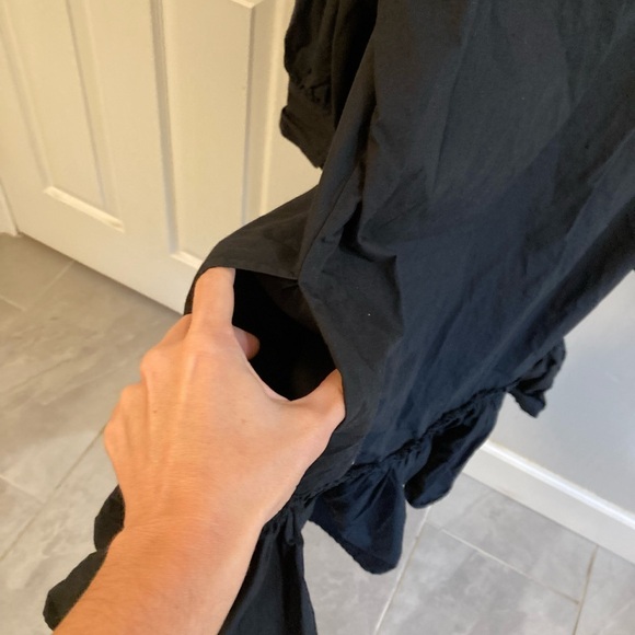 Olivia James The Label Chloe black mini dress size medium - Picture 6 of 6